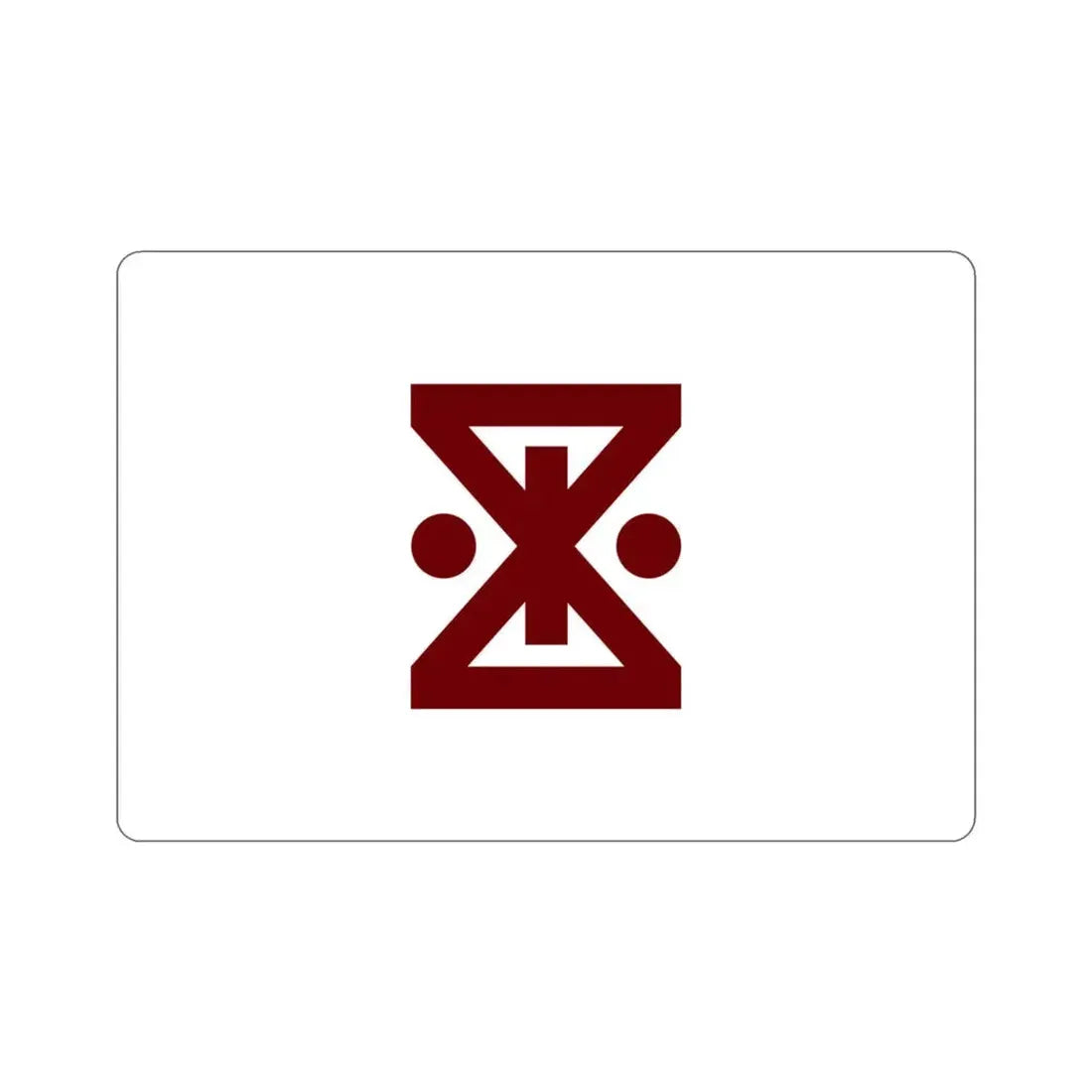 Flag of Amagasaki Hyogo Japan STICKER Vinyl Die-Cut Decal 3 Inch - The Sticker Space