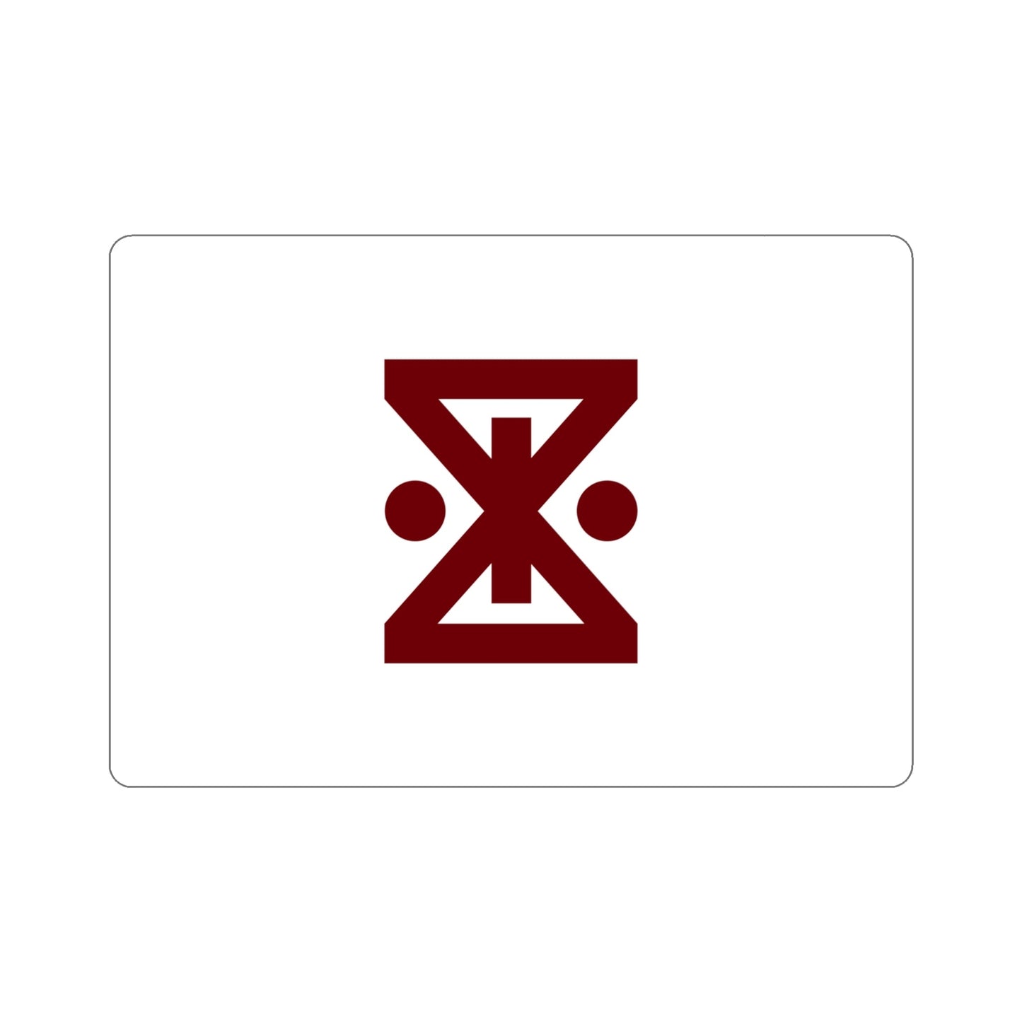 Flag of Amagasaki Hyogo Japan STICKER Vinyl Die-Cut Decal-4 Inch-The Sticker Space