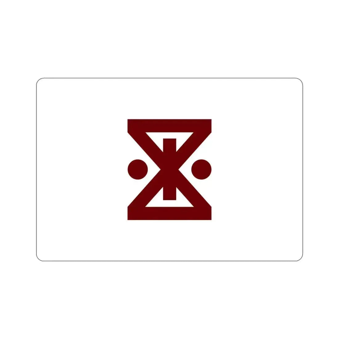 Flag of Amagasaki Hyogo Japan STICKER Vinyl Die-Cut Decal 4 Inch - The Sticker Space