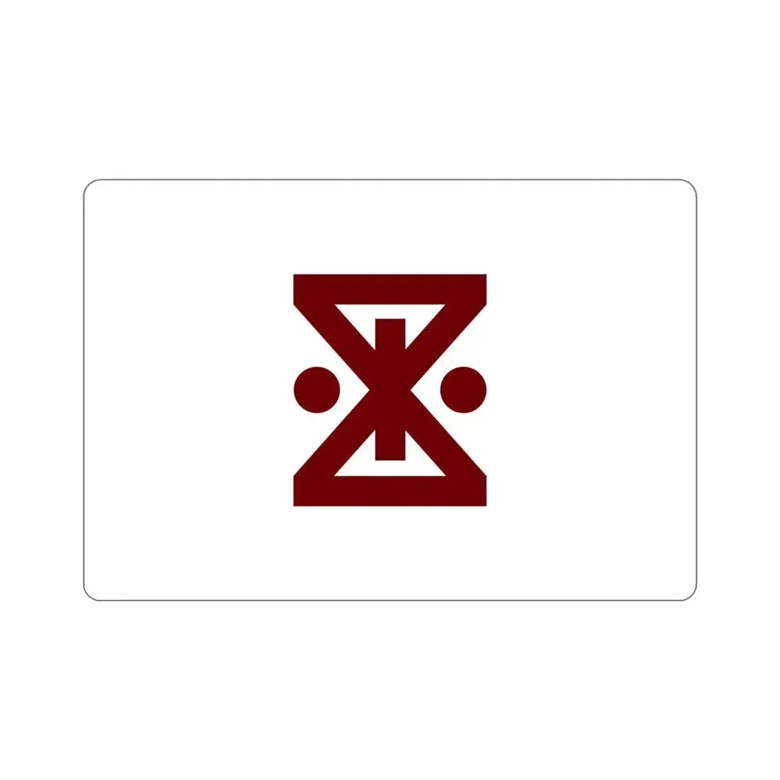 Flag of Amagasaki Hyogo Japan STICKER Vinyl Die-Cut Decal 4 Inch - The Sticker Space