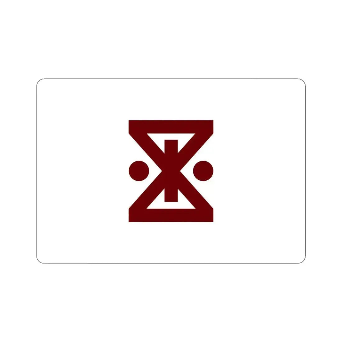 Flag of Amagasaki Hyogo Japan STICKER Vinyl Die-Cut Decal 5 Inch - The Sticker Space