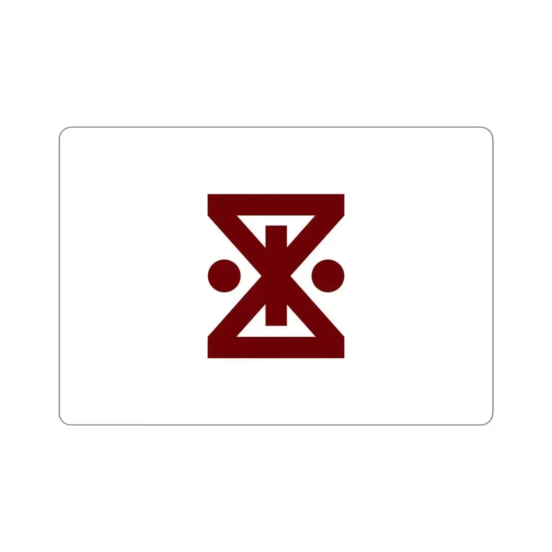 Flag of Amagasaki Hyogo Japan STICKER Vinyl Die-Cut Decal 5 Inch - The Sticker Space