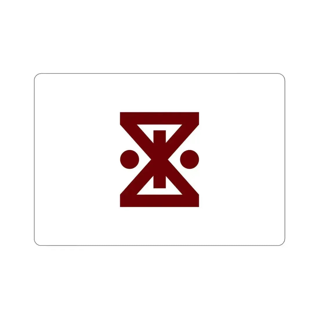 Flag of Amagasaki Hyogo Japan STICKER Vinyl Die-Cut Decal 6 Inch - The Sticker Space