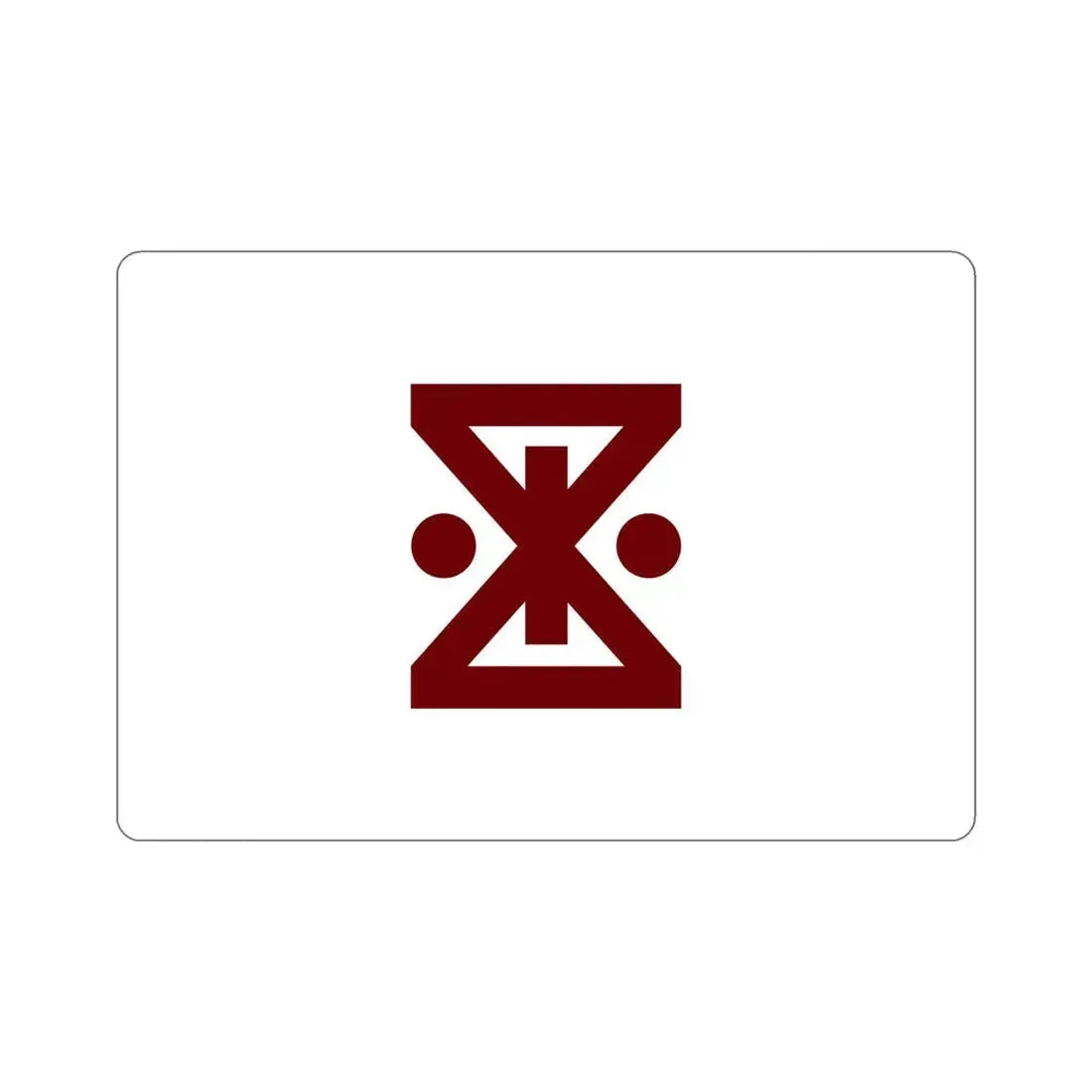 Flag of Amagasaki Hyogo Japan STICKER Vinyl Die-Cut Decal 6 Inch - The Sticker Space