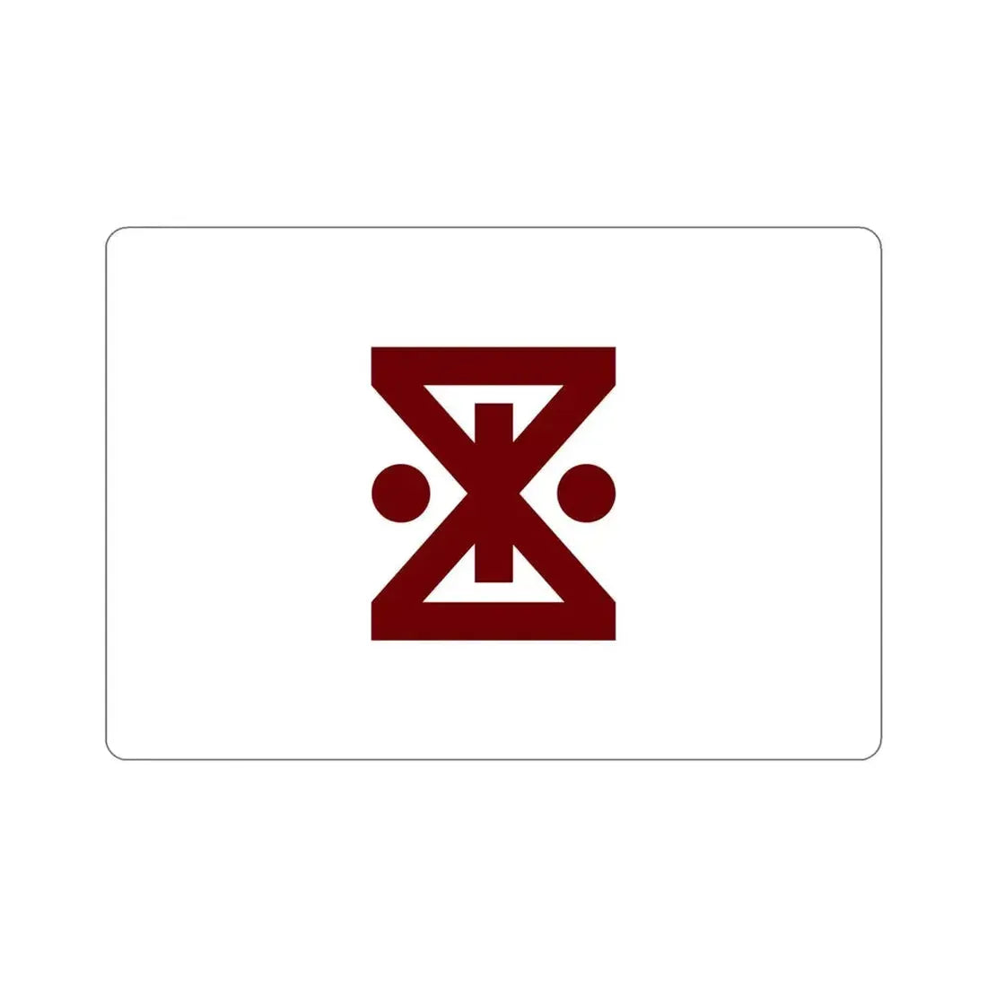 Flag of Amagasaki Hyogo Japan STICKER Vinyl Die-Cut Decal - The Sticker Space
