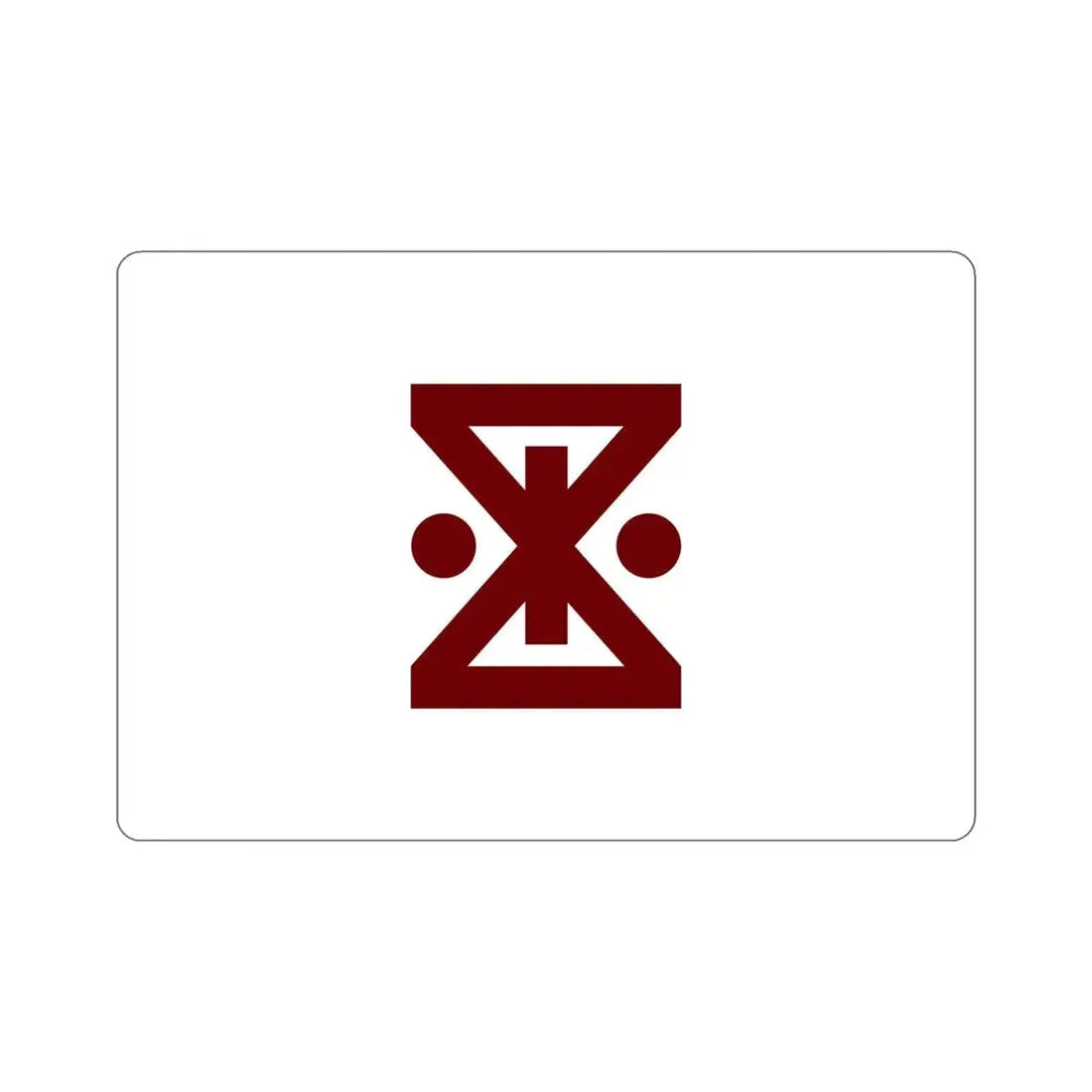 Flag of Amagasaki Hyogo Japan STICKER Vinyl Die-Cut Decal - The Sticker Space