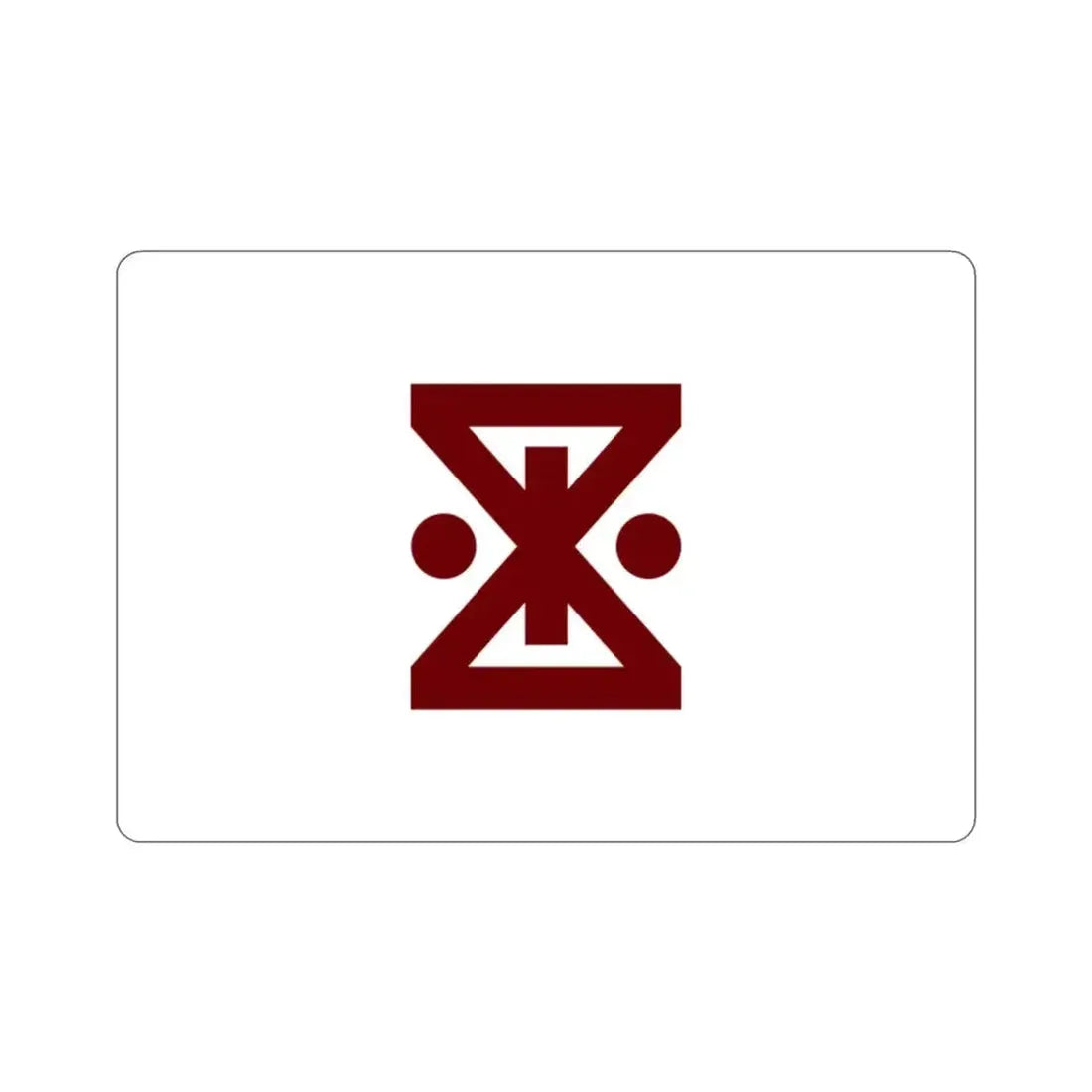 Flag of Amagasaki Hyogo Japan STICKER Vinyl Die-Cut Decal - The Sticker Space