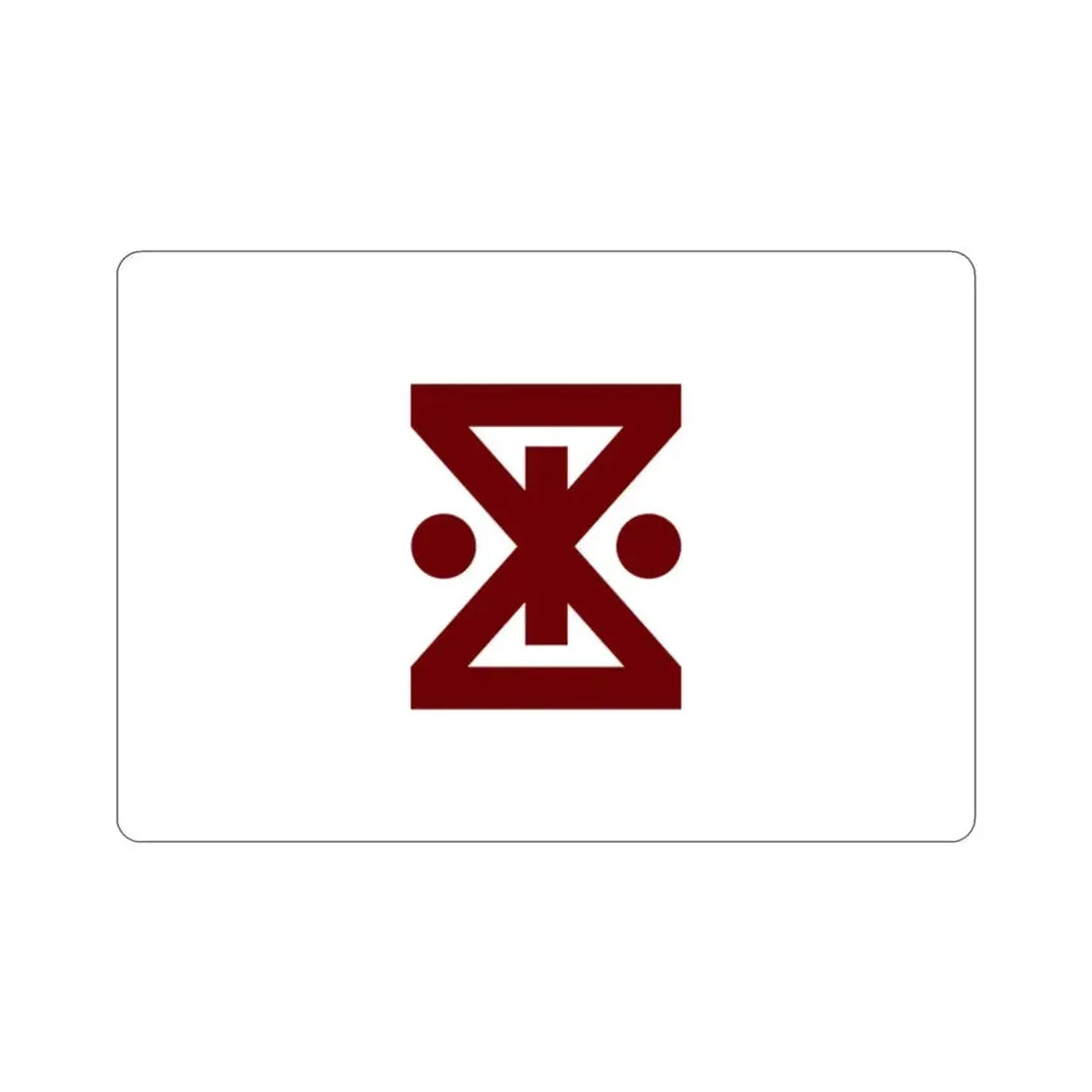 Flag of Amagasaki Hyogo Japan STICKER Vinyl Die-Cut Decal - The Sticker Space