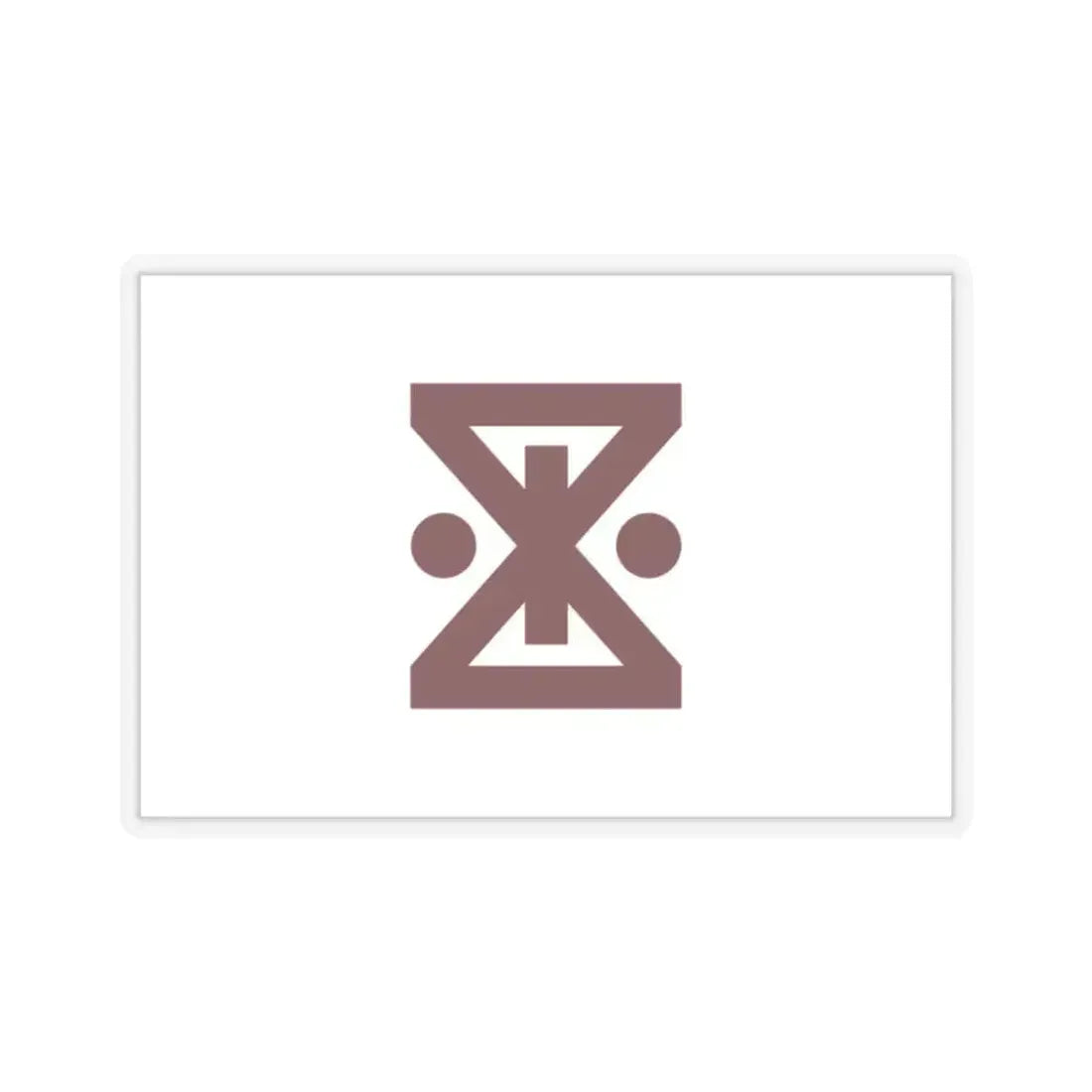 Flag of Amagasaki Hyogo Japan - STICKER Vinyl Kiss-Cut Decal 2 Inch Transparent - The Sticker Space