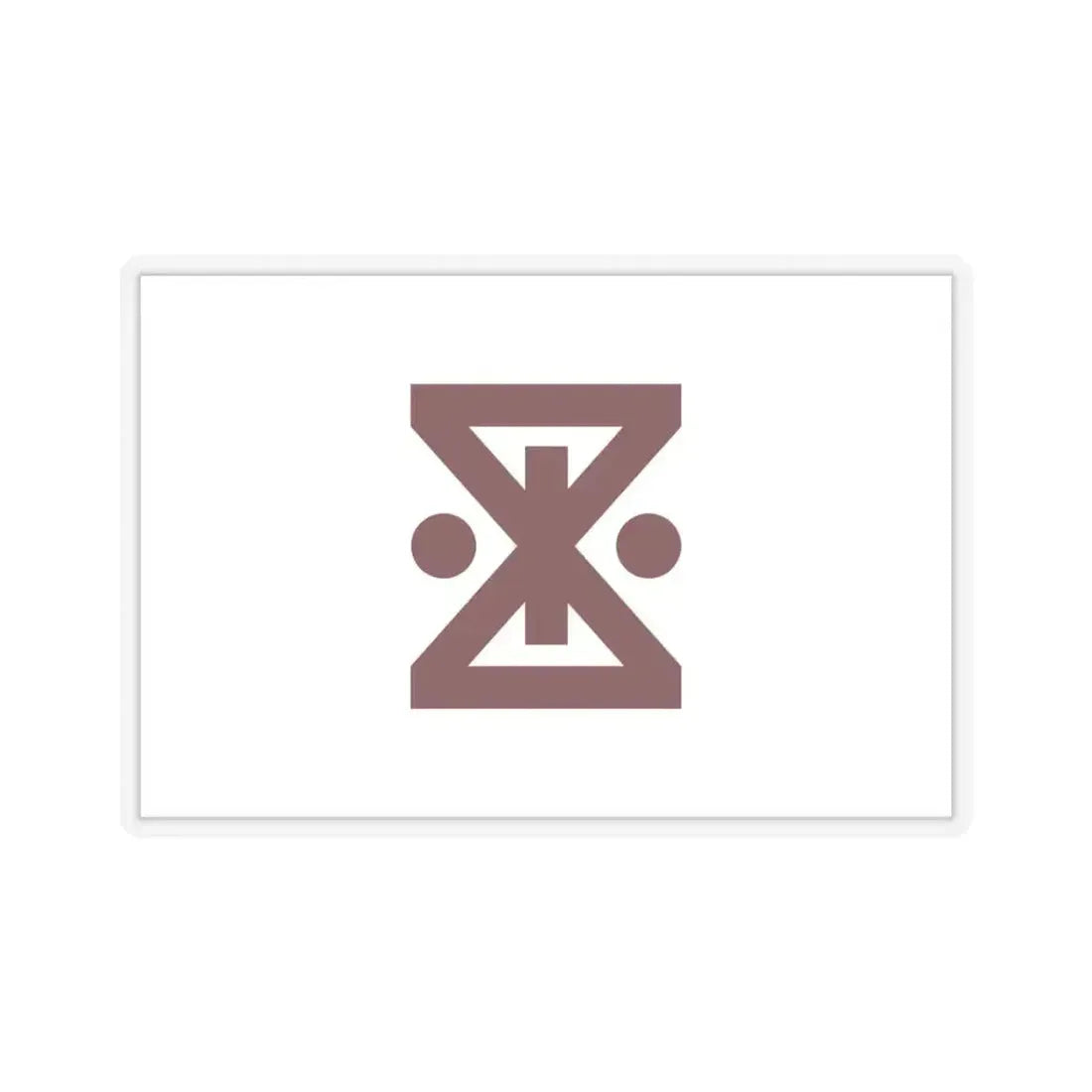 Flag of Amagasaki Hyogo Japan - STICKER Vinyl Kiss-Cut Decal 4 Inch Transparent - The Sticker Space