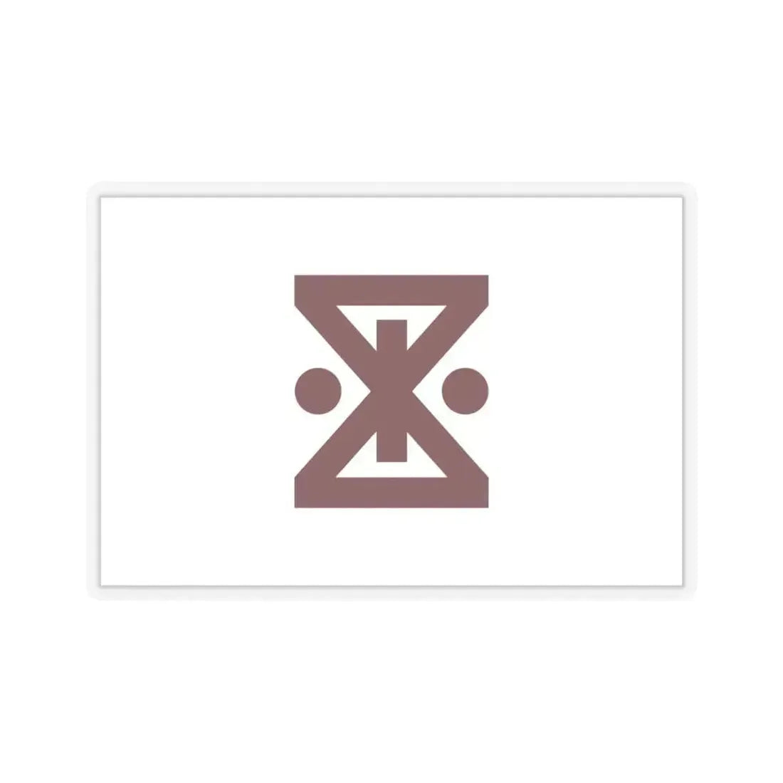 Flag of Amagasaki Hyogo Japan - STICKER Vinyl Kiss-Cut Decal 6 Inch Transparent - The Sticker Space