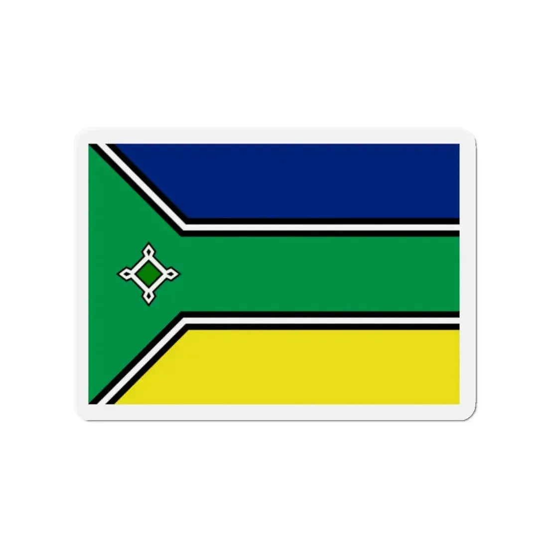 Flag of Amapá Brazil - Refrigerator Magnet 2 Inch - The Sticker Space