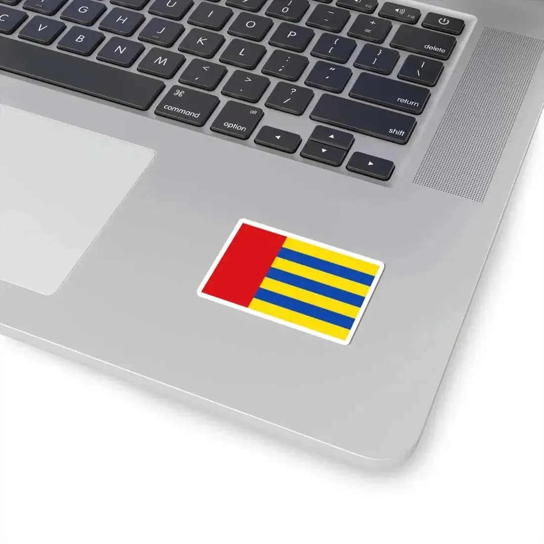 Flag of Amay (Belgium) STICKER Vinyl Kiss-Cut Decal - The Sticker Space