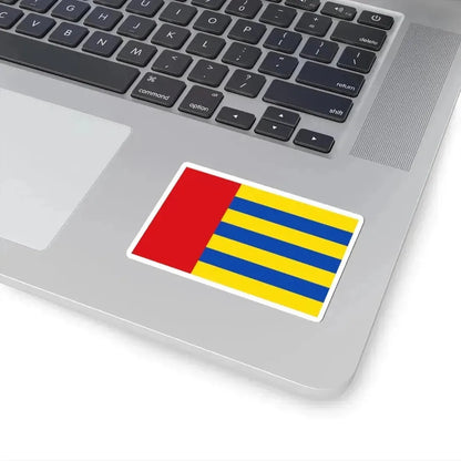 Flag of Amay (Belgium) STICKER Vinyl Kiss-Cut Decal - The Sticker Space