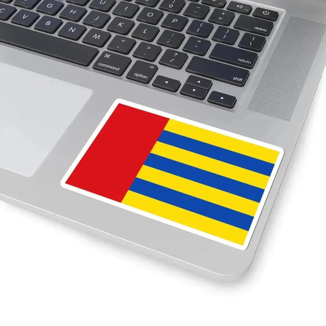 Flag of Amay (Belgium) STICKER Vinyl Kiss-Cut Decal - The Sticker Space