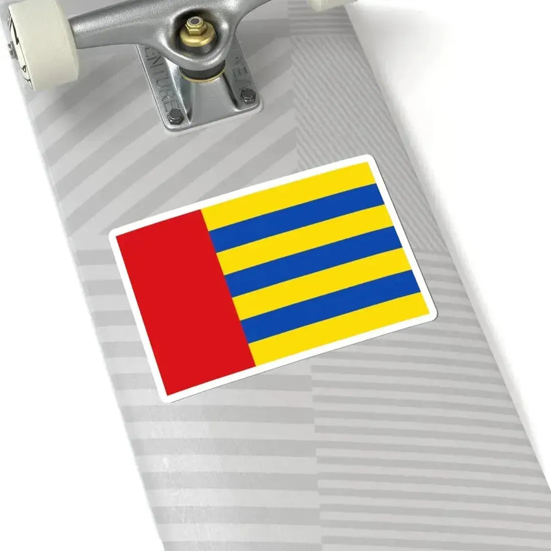 Flag of Amay (Belgium) STICKER Vinyl Kiss-Cut Decal - The Sticker Space