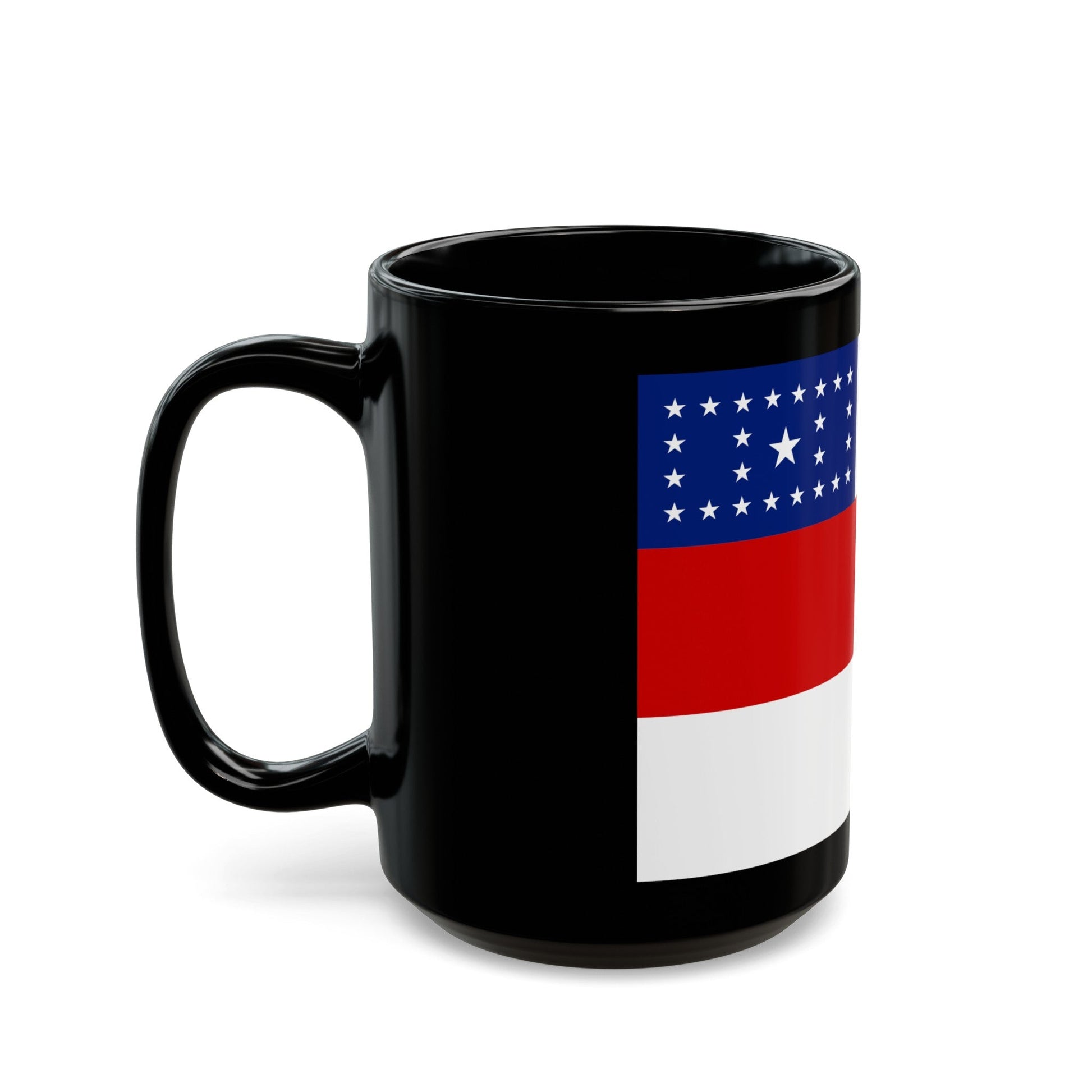 Flag of Amazonas Brazil - Black Coffee Mug-The Sticker Space