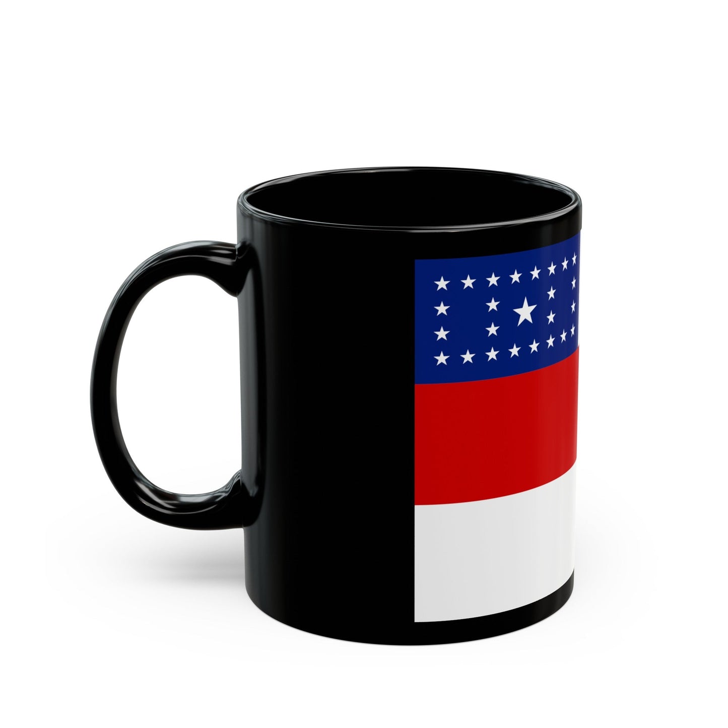 Flag of Amazonas Brazil - Black Coffee Mug-The Sticker Space