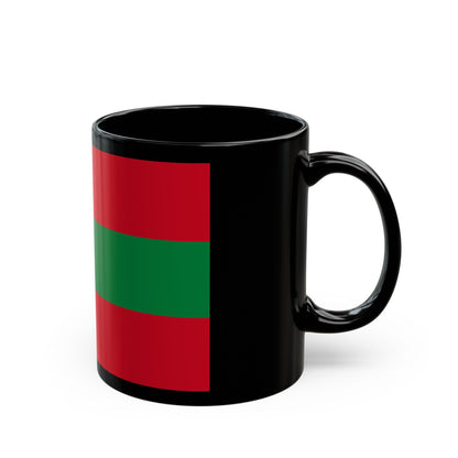 Flag of Ambato Ecuador - Black Coffee Mug-The Sticker Space