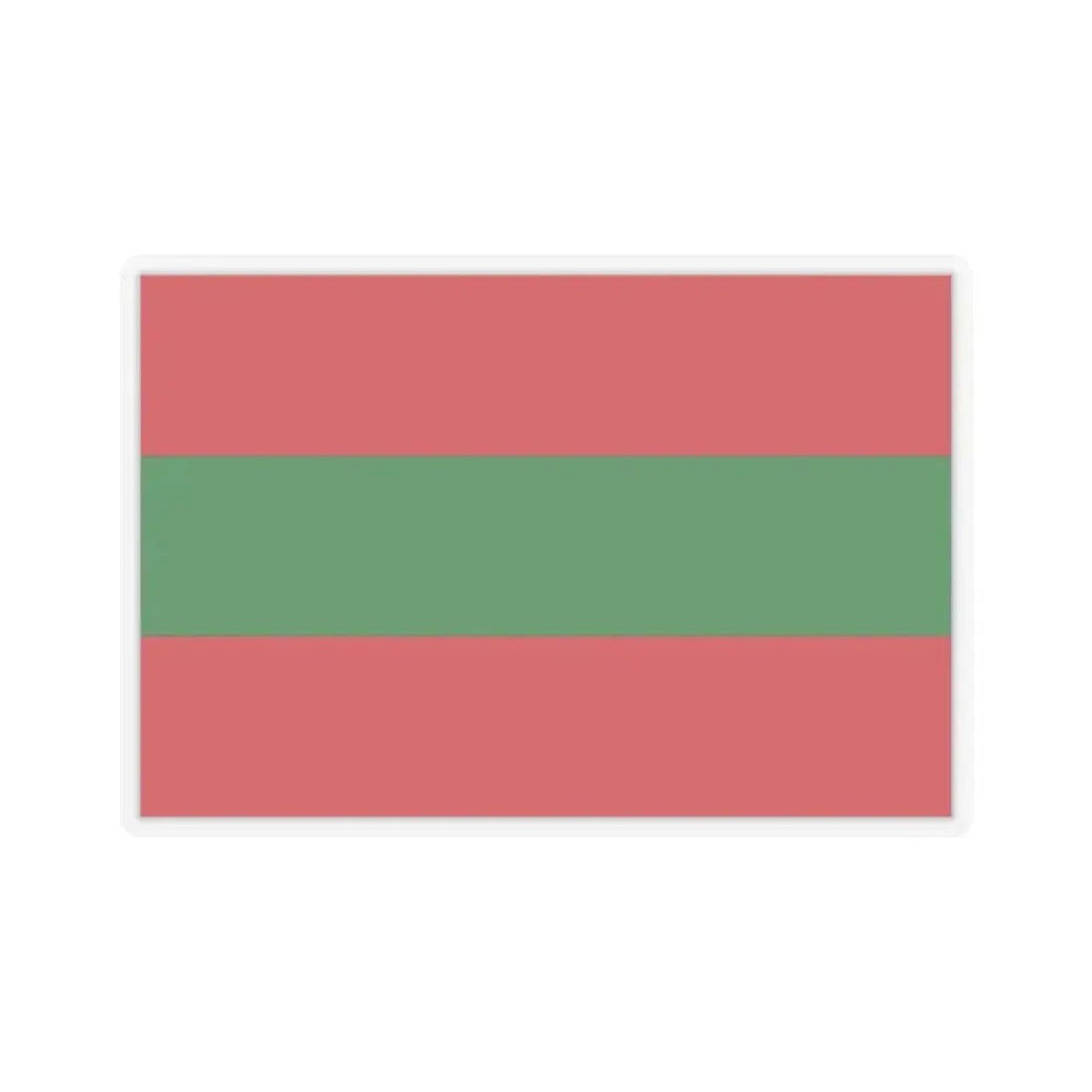 Flag of Ambato Ecuador - STICKER Vinyl Kiss-Cut Decal 2 Inch Transparent - The Sticker Space