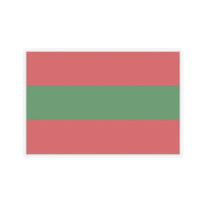 Flag of Ambato Ecuador - STICKER Vinyl Kiss-Cut Decal 2 Inch Transparent - The Sticker Space