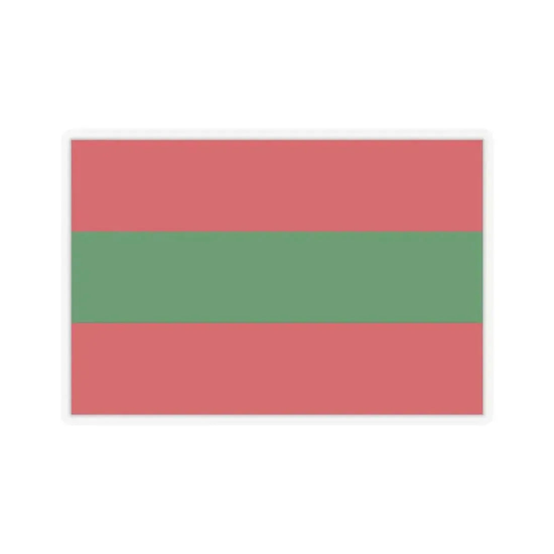 Flag of Ambato Ecuador - STICKER Vinyl Kiss-Cut Decal 3 Inch Transparent - The Sticker Space