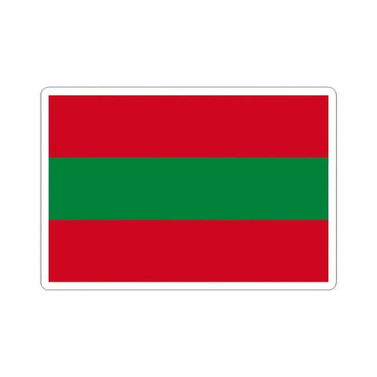 Flag of Ambato Ecuador - STICKER Vinyl Kiss-Cut Decal 3 Inch White - The Sticker Space