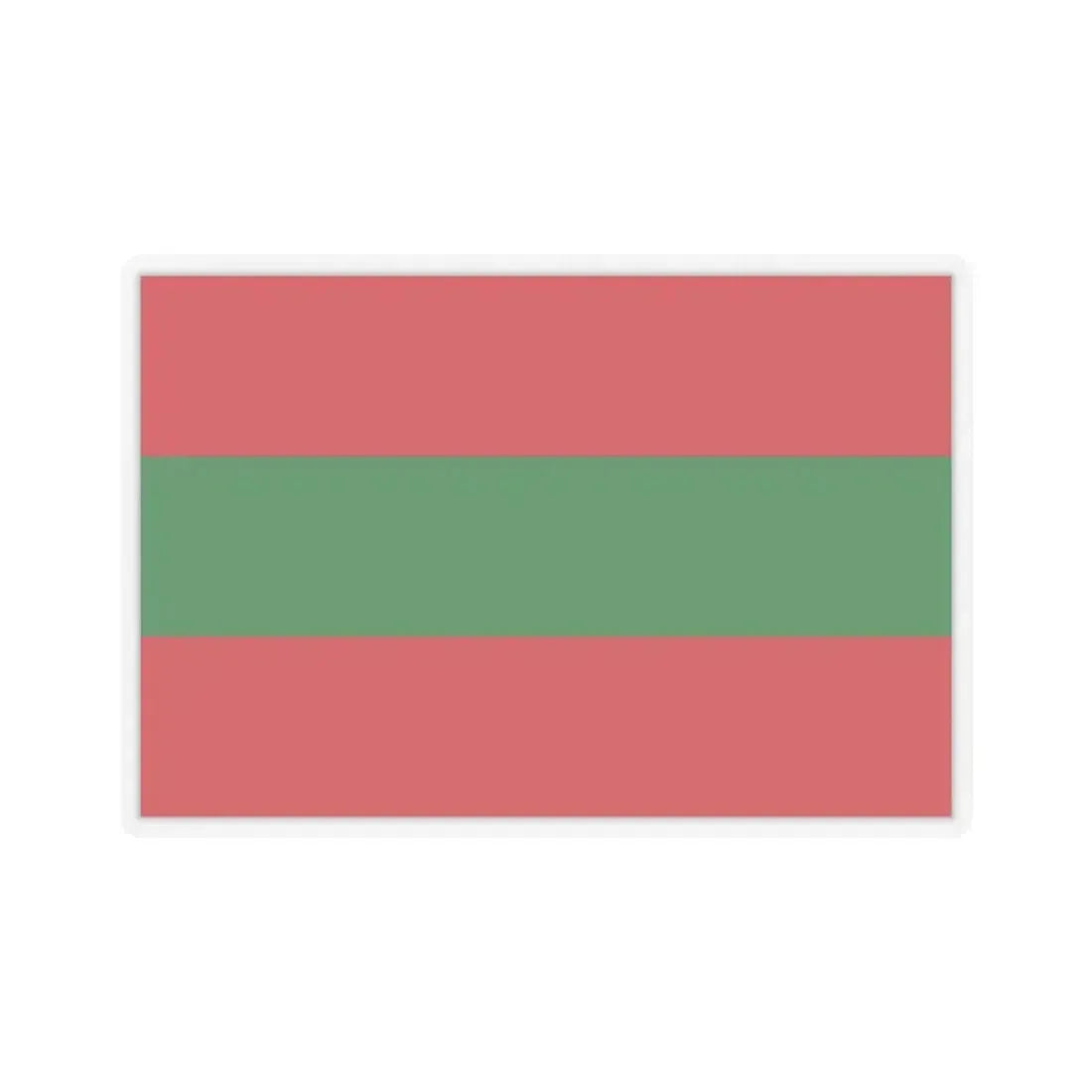 Flag of Ambato Ecuador - STICKER Vinyl Kiss-Cut Decal 4 Inch Transparent - The Sticker Space