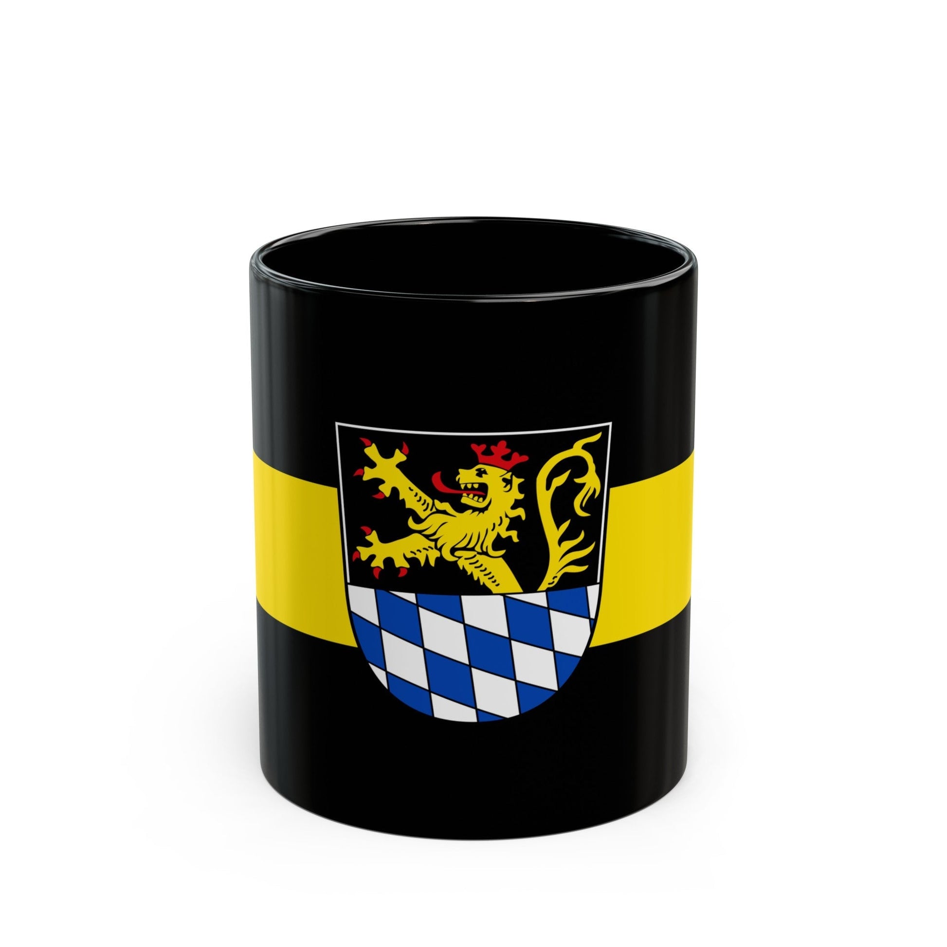 Flag of Amberg Germany - Black Coffee Mug-11oz-The Sticker Space