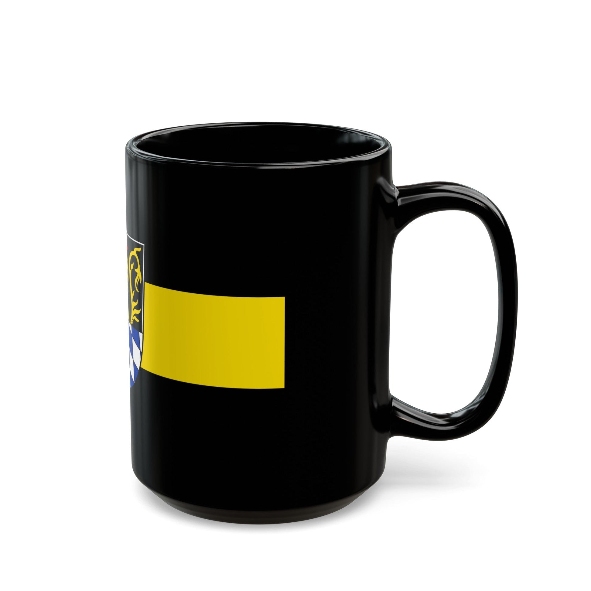 Flag of Amberg Germany - Black Coffee Mug-The Sticker Space