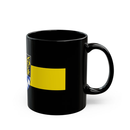 Flag of Amberg Germany - Black Coffee Mug-The Sticker Space