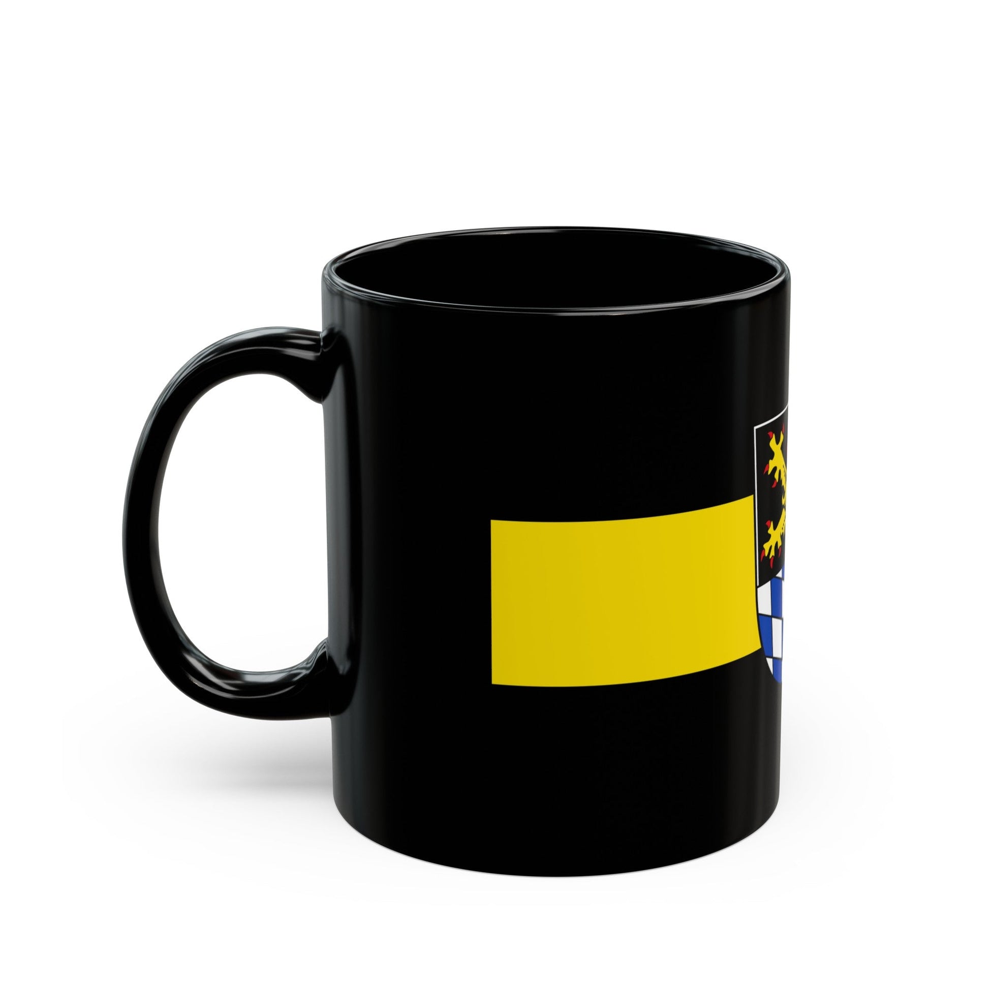 Flag of Amberg Germany - Black Coffee Mug-The Sticker Space