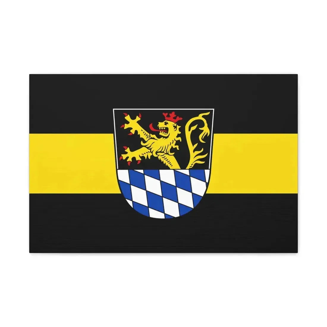 Flag of Amberg Germany - Canvas Wall Art 24″ x 16″ 1.25" - The Sticker Space