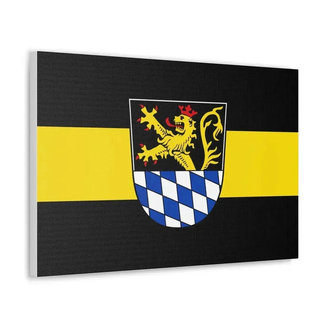 Flag of Amberg Germany - Canvas Wall Art - The Sticker Space