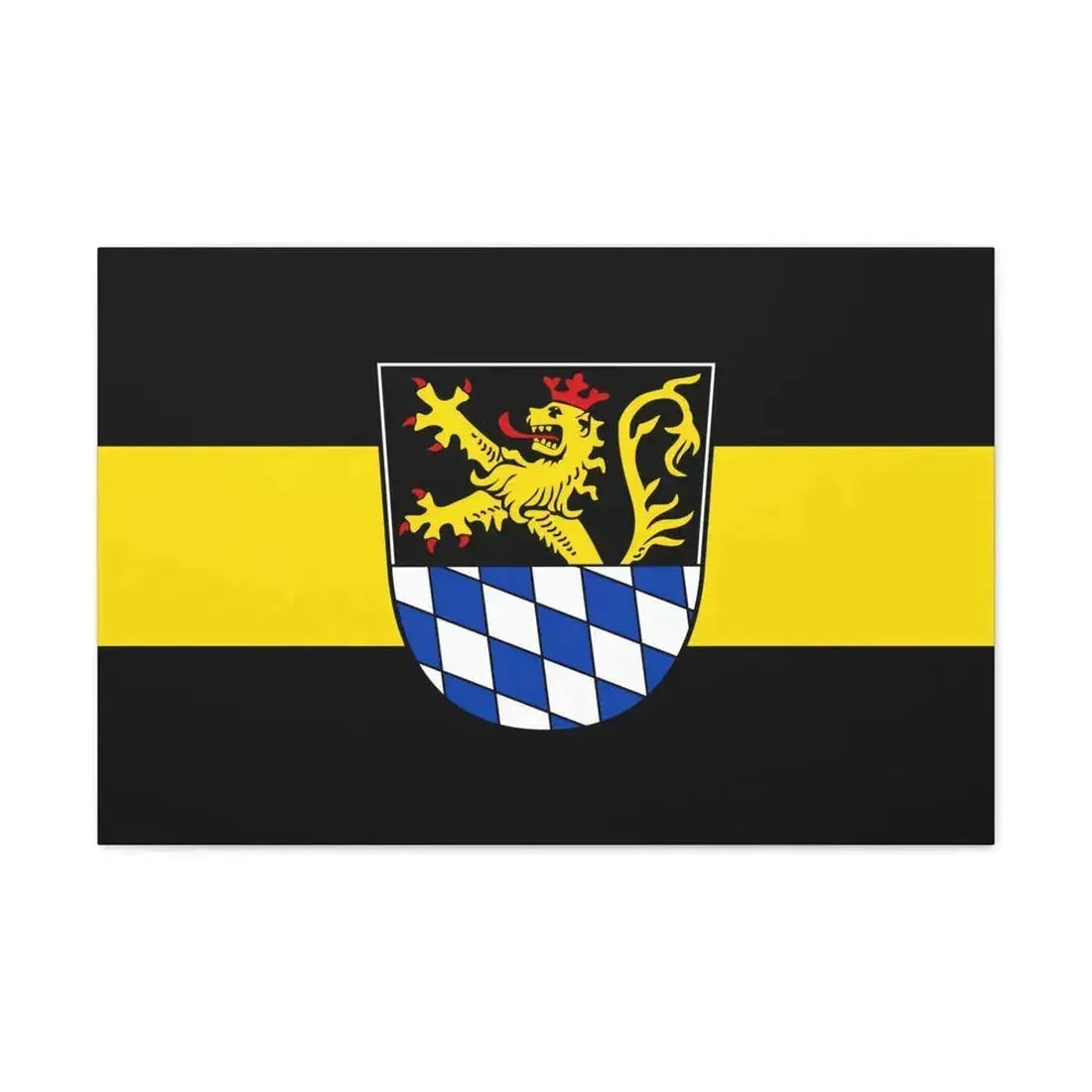 Flag of Amberg Germany - Canvas Wall Art - The Sticker Space