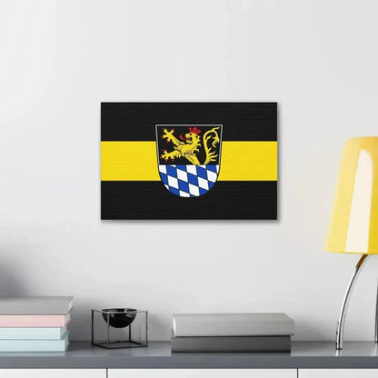 Flag of Amberg Germany - Canvas Wall Art - The Sticker Space