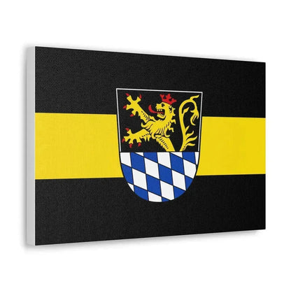 Flag of Amberg Germany - Canvas Wall Art - The Sticker Space