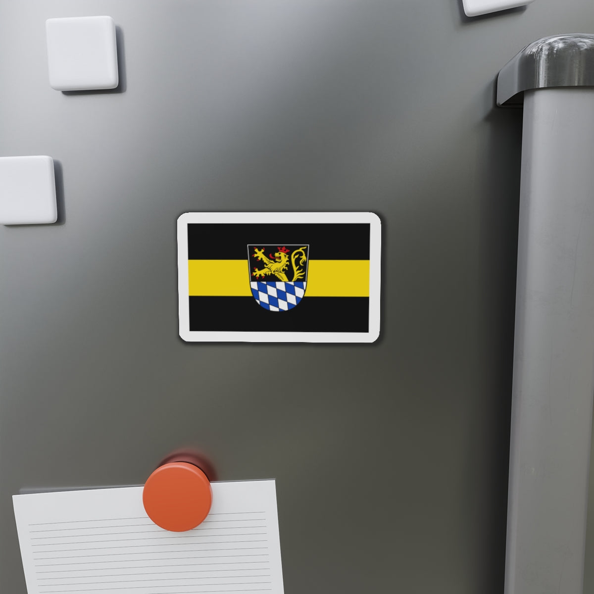 Flag of Amberg Germany - Die-Cut Magnet-The Sticker Space