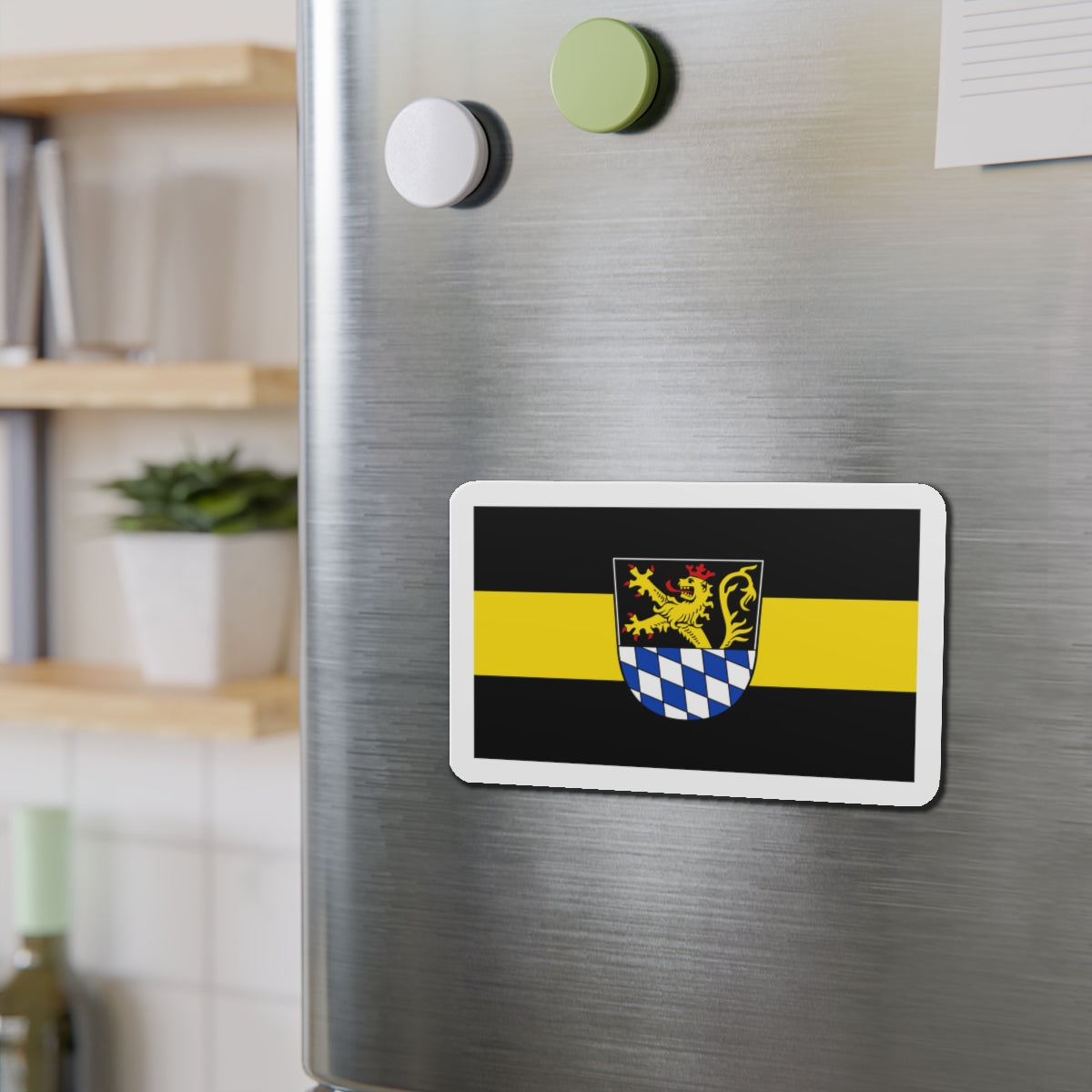 Flag of Amberg Germany - Die-Cut Magnet-The Sticker Space