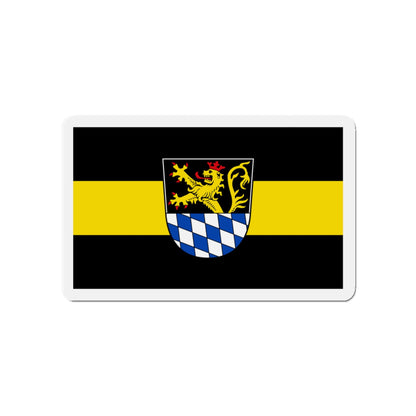 Flag of Amberg Germany - Die-Cut Magnet-4" x 4"-The Sticker Space