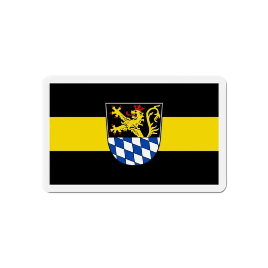 Flag of Amberg Germany - Refrigerator Magnet 6 Inch - The Sticker Space