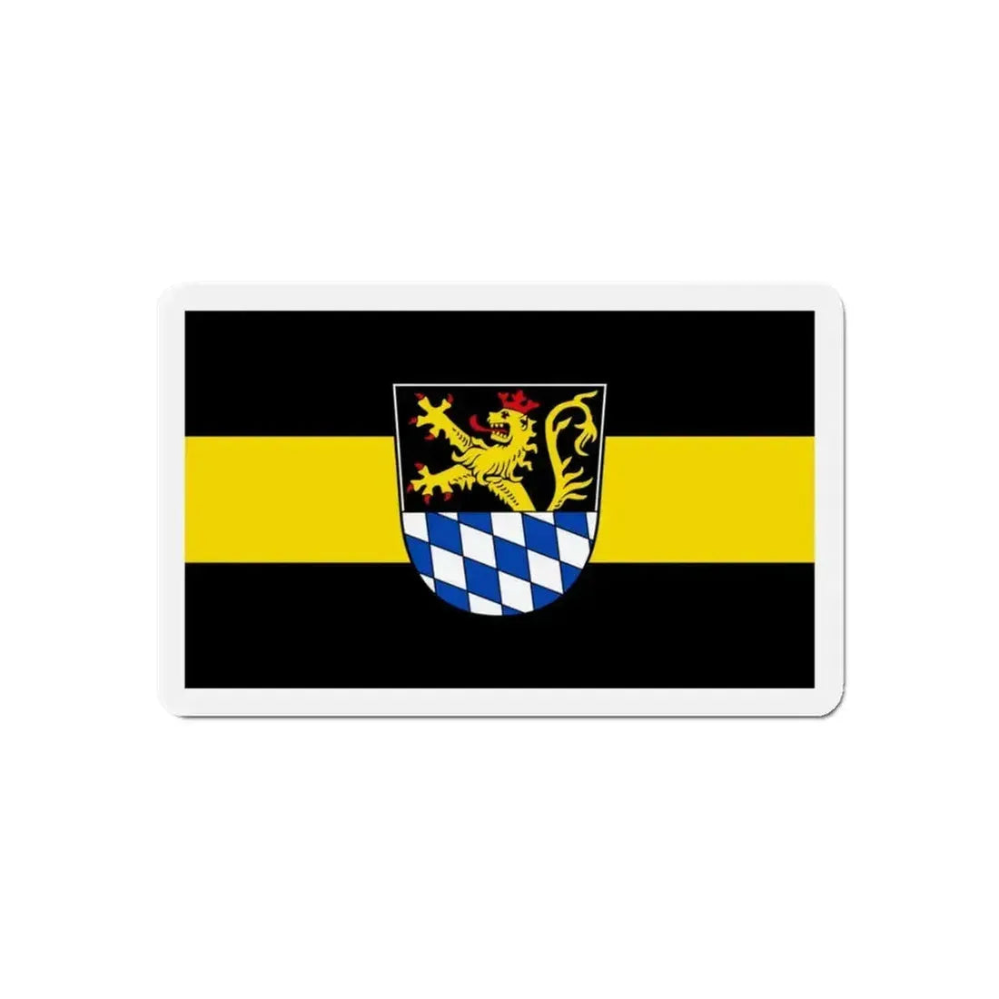 Flag of Amberg Germany - Refrigerator Magnet - The Sticker Space