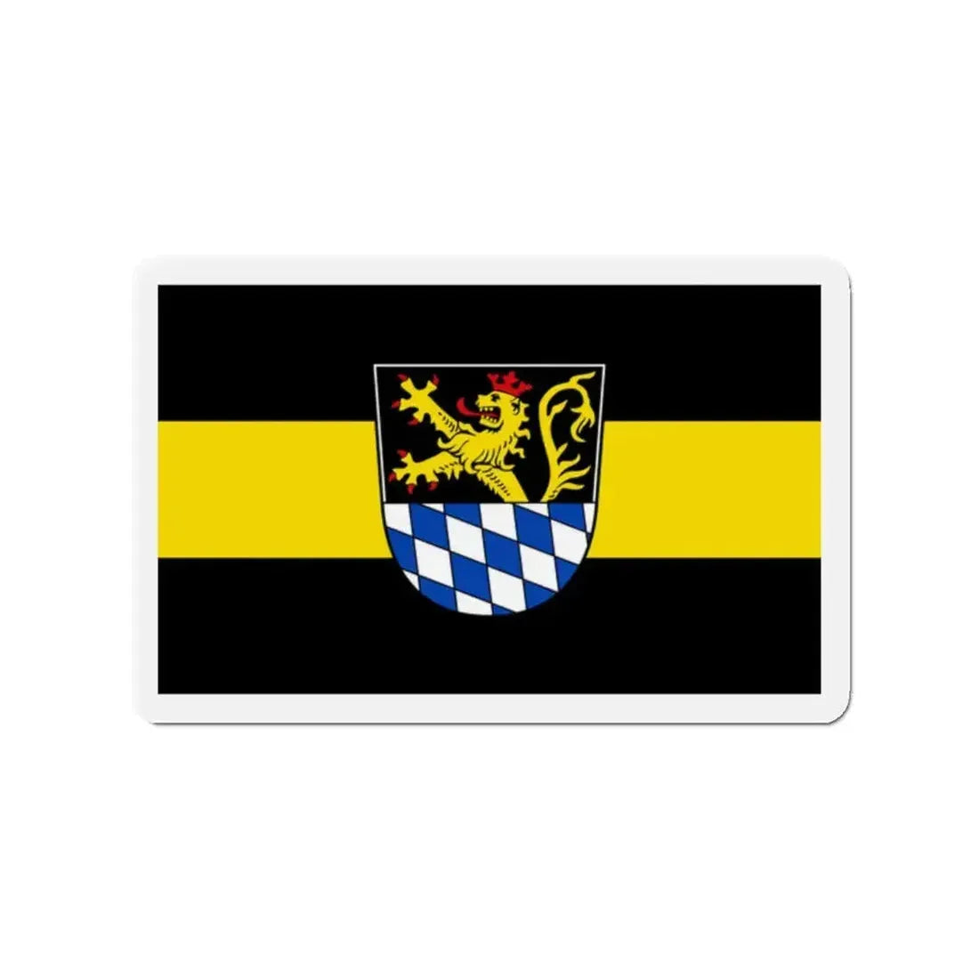 Flag of Amberg Germany - Refrigerator Magnet - The Sticker Space