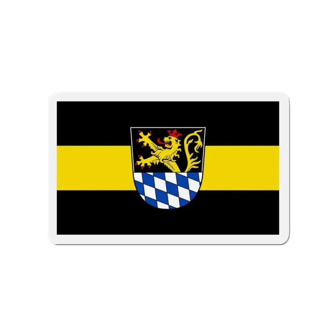 Flag of Amberg Germany - Refrigerator Magnet - The Sticker Space