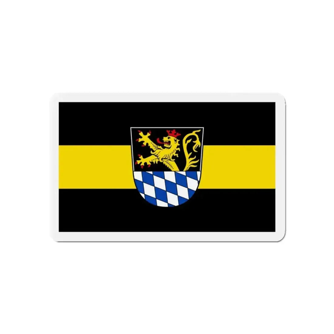 Flag of Amberg Germany - Refrigerator Magnet - The Sticker Space