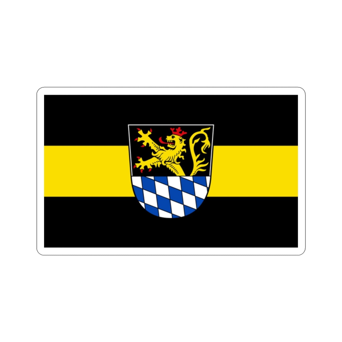 Flag of Amberg Germany STICKER Vinyl Die-Cut Decal-2 Inch-The Sticker Space