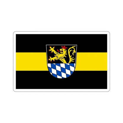 Flag of Amberg Germany STICKER Vinyl Die-Cut Decal 3 Inch - The Sticker Space