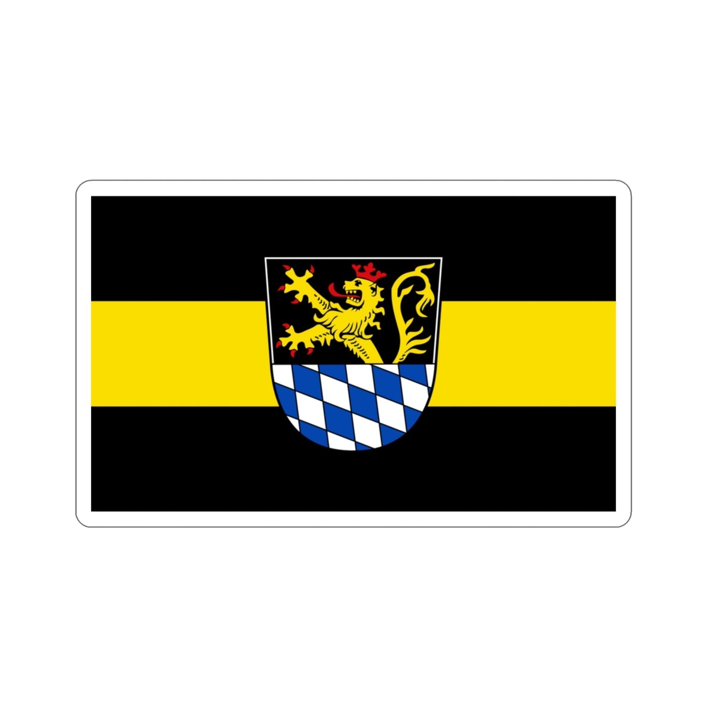 Flag of Amberg Germany STICKER Vinyl Die-Cut Decal-3 Inch-The Sticker Space