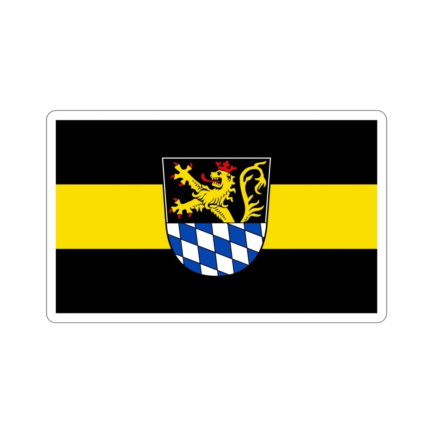 Flag of Amberg Germany STICKER Vinyl Die-Cut Decal-4 Inch-The Sticker Space