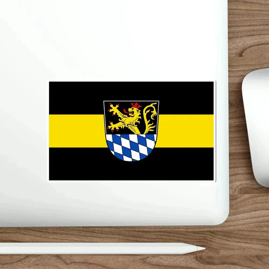 Flag of Amberg Germany STICKER Vinyl Die-Cut Decal - The Sticker Space